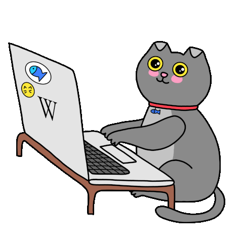 Playful animated sticker